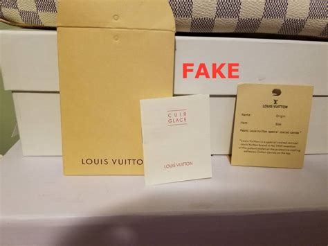 lv authenticity card